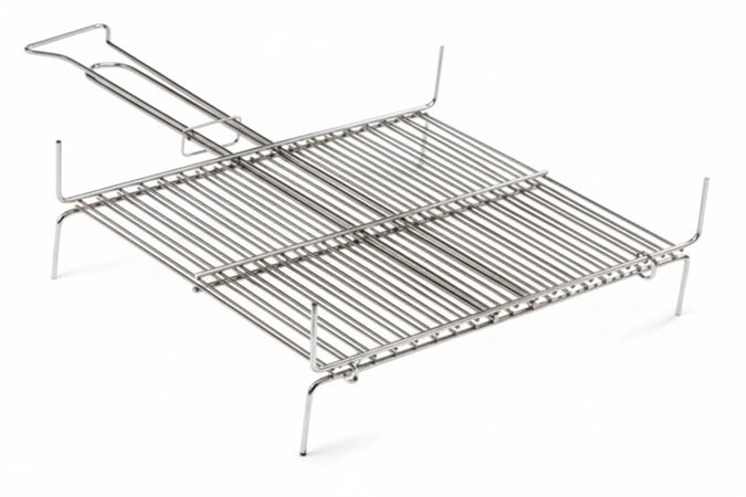 Griglia Doppia A Barre Verticali Con Rinforzo Orizzontale Cm.40X48