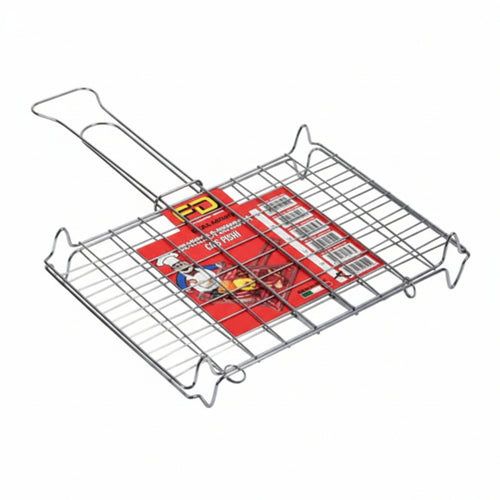 Griglia A Rete Doppia Con Piedi Cm.22X27