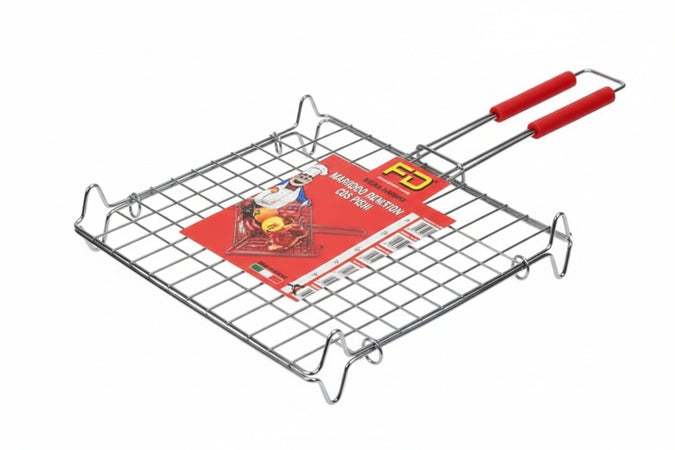 Griglia A Rete Doppia Con Piedi Cm.30X40