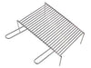 Griglia Pesante Con Piedi 2 Manici Cm.50X35X7H. Lapillo