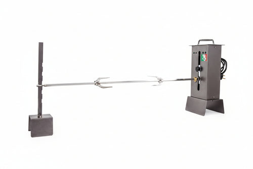 Girarrosto Elettrico Registrabile Con 1 Spiedo Cm.14X13X36H. Kg.2,5