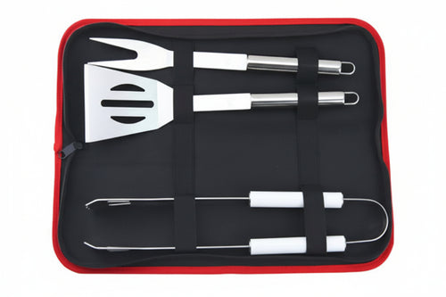 Attrezzi Acciaio Inox Per Barbecue In Set Da 4 Pezzi Lapillo