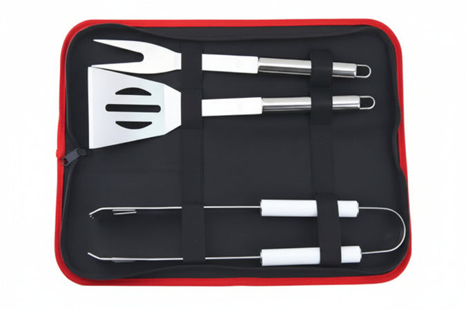 Attrezzi Acciaio Inox Per Barbecue In Set Da 4 Pezzi Lapillo
