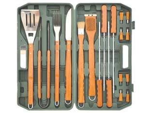 Attrezzi Acciaio Inox Per Barbecue In Set 18 Pezzi Lapillo