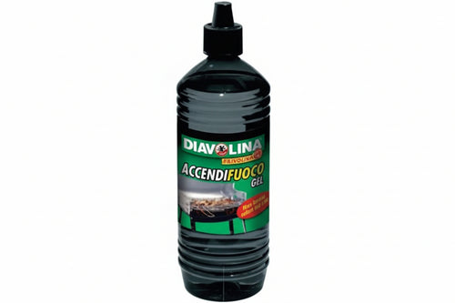 Diavolina Accendigrill Liquido- - Lt.1 - 12 Pezzi Diavolina
