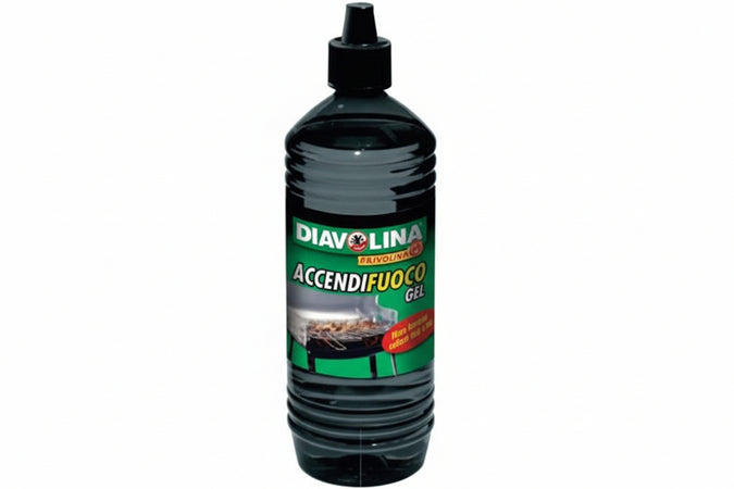 Diavolina Accendigrill Liquido- - Lt.1 - 12 Pezzi Diavolina
