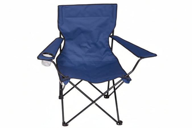 Sedia Pescatore Acciaio Pieghevole Cm.52X52X80H. Vette