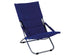 Poltrona Acciaio Pieghevole Blu Cm.50X94X63H. Vette