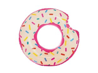 Salvagente Gonfiabile Ciambella Donut Con Zuccherini Arcobal. +9 Anni Cm.107X99 Peso Kg.0,58 (56265) Intex