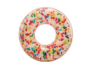 Salvagente Gonfiabile Ciambella Donut Con Zuccherini +9 Anni Cm.114 Peso Kg.0,68 (56263) Intex