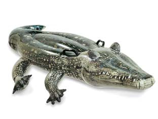 Alligatore Vero Gonfiabile Cavalcabile +3 Anni Cm.170X86 Peso Kg.0,80 (57551) Intex