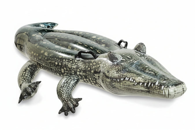 Alligatore Vero Gonfiabile Cavalcabile +3 Anni Cm.170X86 Peso Kg.0,80 (57551) Intex