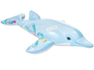 Delfino Gonfiabile Cavalcabile +3 Anni Cm.175X66 Peso Kg.0,80 (58535) Intex