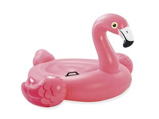 Fenicottero Gonfiabile Cavalcabile +3 Anni Cm.142X137X97 Peso Kg.1,97 (57558) Intex