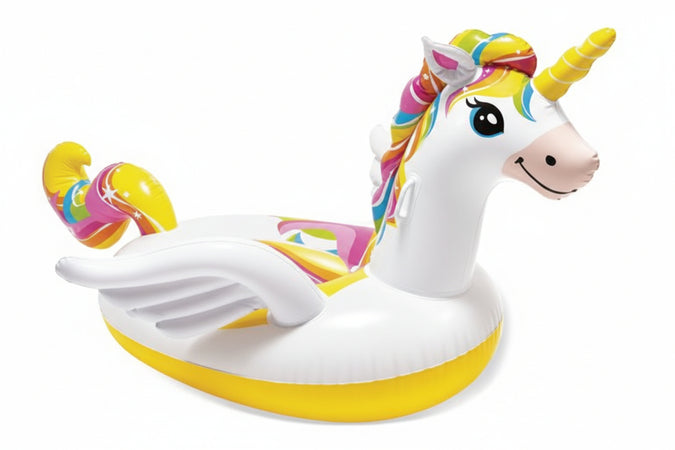 Unicorno Gonfiabile Cavalcabile +3 Anni Cm.198X140X102 Peso Kg.1,97 (57561) Intex