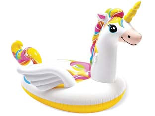 Isola Grande Gonfiabile Unicorno Cm.251X163X145 Peso Kg.5,10 (57291) Intex