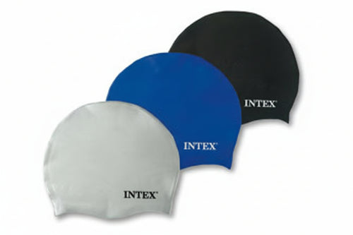 Cuffia In Silicone Per Piscina Unisex +8 Anni Bianco, Azzurro E Nero Peso Kg.0,06 (55991) Intex