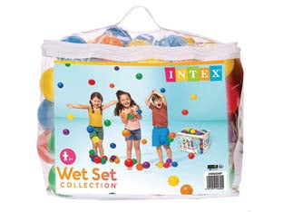 Palline Colorate Pz.100 +2 Anni Ø Cm.8 Peso Kg.1,6 (49600) Intex