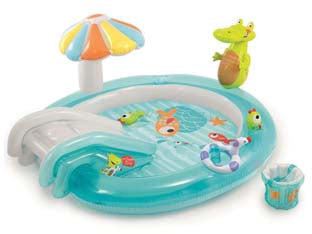 Piscina Gonfiabile Gator Play Center +2 Anni Cm.201X170X84H. Peso Kg.3,9 (57165) Intex