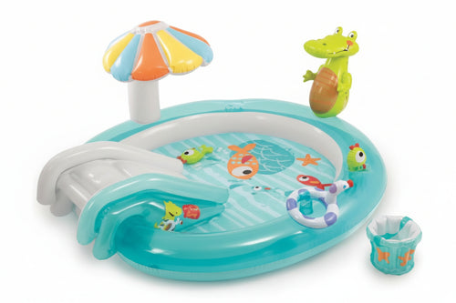 Piscina Gonfiabile Gator Play Center +2 Anni Cm.201X170X84H. Peso Kg.3,9 (57165) Intex