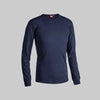 T-Shirt Manica Lunga Blu Tg. M