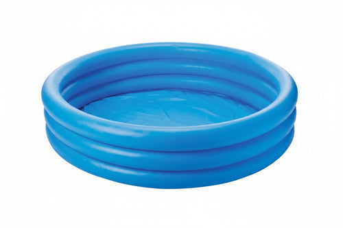 Piscina Gonfiabile Rotonda Crystal Blu 3 Anelli +2 Anni Cm.114X25H. Peso Kg.0,86 (59416) Intex