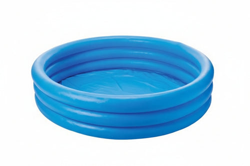 Piscina Gonfiabile Rotonda Crystal Blu 3 Anelli +2 Anni Cm.147X33H. Peso Kg.1,45 (58426) Intex