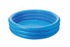 Piscina Gonfiabile Rotonda Crystal Blu 3 Anelli +2 Anni Cm.168X38H. Peso Kg.2,15 (58446) Intex