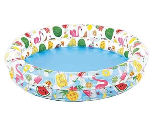 Piscina Gonfiabile Tonda Due Anelli +2 Anni Cm.122X25H. Peso Kg.0,97 (59421) Intex