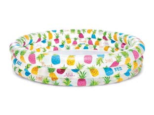 Piscina Gonfiabile Tonda Tre Anelli +2 Anni Cm.132X38H. Peso Kg.1,03 (59431) Intex