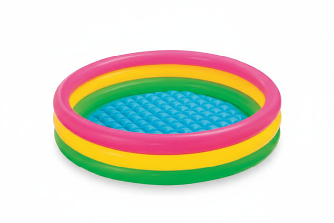 Piscina Gonfiabile Tonda 3 Anelli +2 Anni Ø Cm.147X33H. Peso Kg.1,76 (57422) Intex
