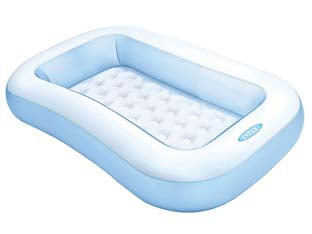 Piscina Gonfiabile Rettangolare +2 Anni Cm.166X100X28H. Peso Kg.1,80 (57403) Intex