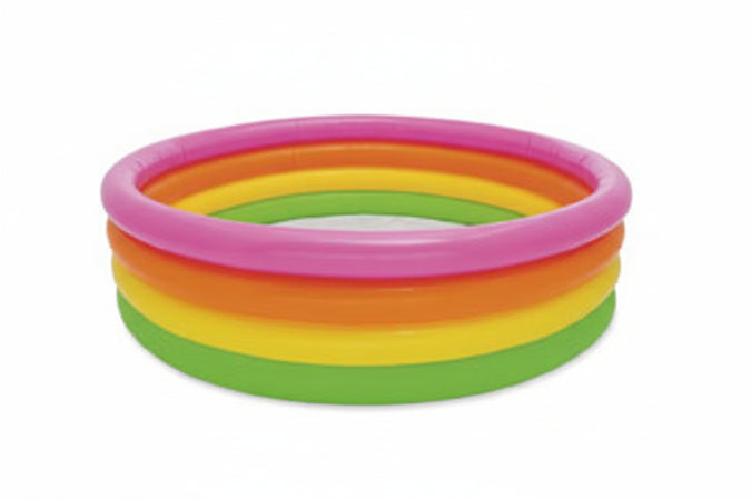 Piscina Gonfiabile Tonda 4 Anelli +3 Anni Ø Cm.168X46H. Peso Kg.2,6 (56441) Intex