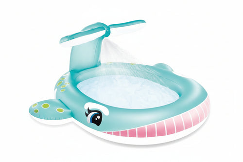 Piscina Gonfiabile Ovale Balena +2 Anni Cm.201X196X91H. Peso Kg.3 (57440) Intex