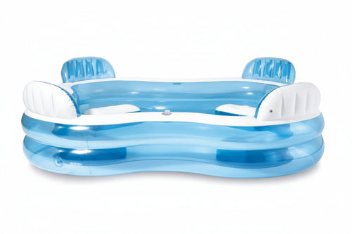 Piscina Gonfiabile Quadrata Center Family +3 Anni Cm.229X229X66 Peso Kg.6,65 (56475) Intex