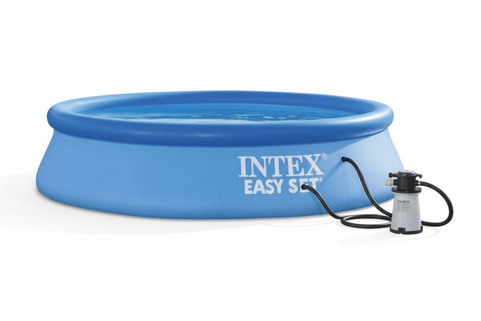 Piscina Easy Set Rotonda Autoportante C/Pompa Filtro Cm.244X61H. Capacitãe Lt.1942 Peso Kg.7,8 (28108) Intex