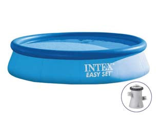 Piscina Easy Set Rotonda Autoportante C/Pompa Filtro Cm.305X76H. Capacitãe Lt.3853 Kg.10,8 (28122) Intex