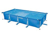 Piscina Frame Rettangolare C/Telaio Portante S/Pompa Cm.450X220X84H. Capacitãe Lt.7127 Peso Kg.39,2 (28273) Intex