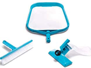 Set Di Pulizia Retina, Spazzola E Vacuum Peso Kg.0,85 (29056) Intex