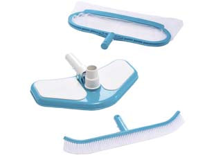 Set Di Pulizia Retina, Spazzola E Vacuum Deluxe Peso Kg.2,08 (29057) Intex