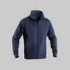 Felpa Con Full Zip Blu Tg. L (52-54)