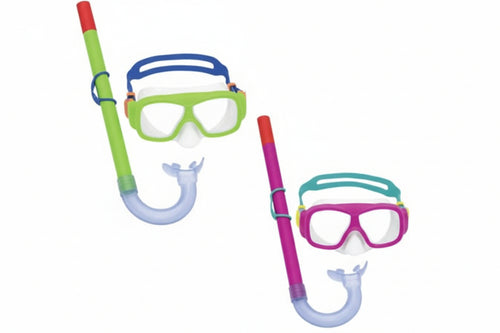 Maschera Mare E Boccaglio Snorkeling Freestyle Per Ragazzi +7 Anni- - (Art.24035) - 2 Pezzi Bestway