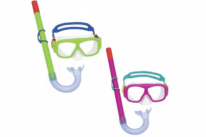 Maschera Mare E Boccaglio Snorkeling Freestyle Per Ragazzi +7 Anni- - (Art.24035) - 2 Pezzi Bestway