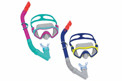 Maschera Mare E Boccaglio Da Snorkeling Per Ragazzi +7 Anni (Art.24025) Bestway