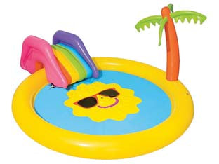 Piscina Con Giochi Gonfiabile Sunnyland +2 Anni Cm.237X201X104 Peso Kg.4,100 (Art.53071) Bestway