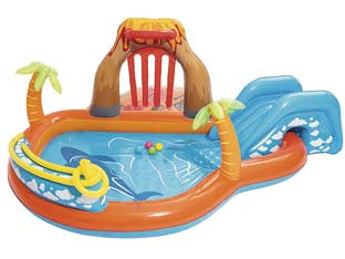 Piscina Con Giochi Gonfiabile Lava Lagoon +2 Anni Cm.265X265X104 Peso Kg.5,900 (Art.53069) Bestway
