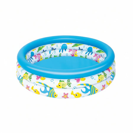 Piscina Gonfiabile Kids Pool 3 Anelli +2 Anni Cm.102X25 Peso Kg.0,650 (Art.51008) Bestway
