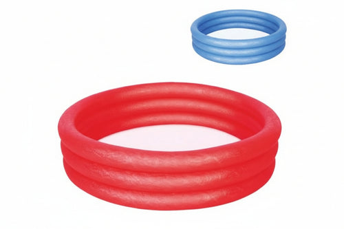 Piscina Gonfiabile Tinta Unita A 3 Anelli +2 Anni Ø Cm.152X30H. Kg.1 Lt.282 (Art.51026) Bestway