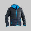 Giubbino Imbottito Con Cappuccio Blu Tg. S