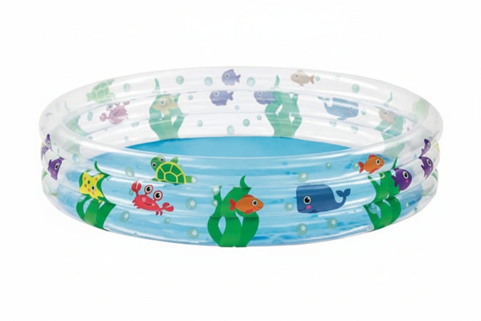 Piscina Gonfiabile Deep Dive 3 Anelli +2 Anni Ø Cm.152X30H. Kg.1,200 Lt.282 (Art.51004) Bestway